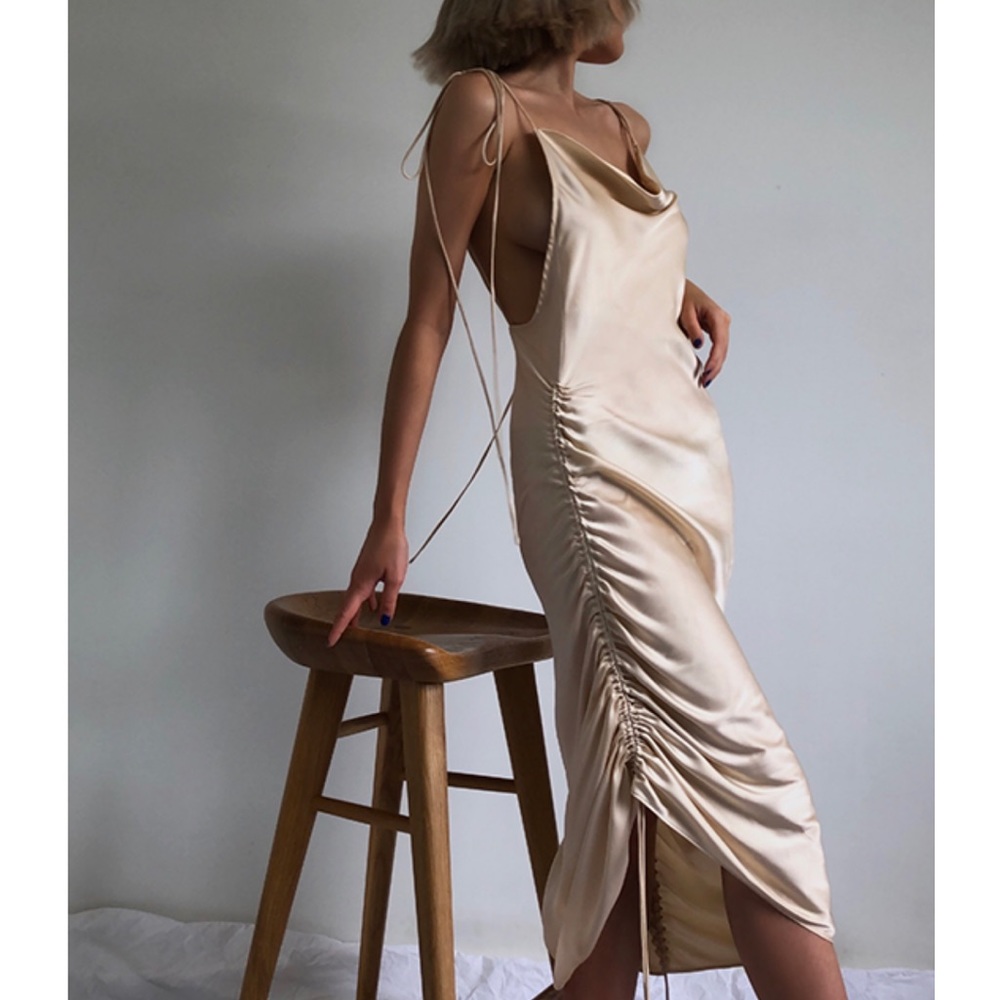Orseund Iris drawstring dress
